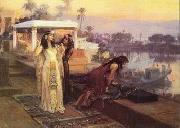 Arab or Arabic people and life. Orientalism oil paintings  321